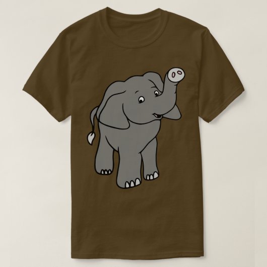 T-shirt Eléphant 1 bébé (Design devant)
