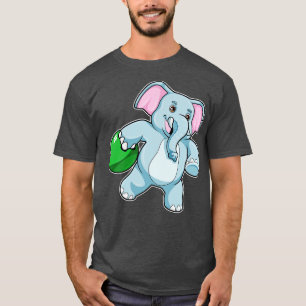 T-shirt Eléphant à Bowling avec Bowling ball 2