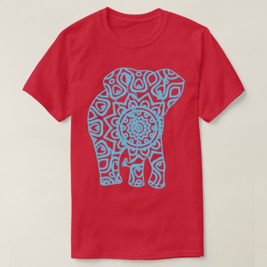 T-shirt Eléphant adorable Cadeau Imprimer Eléphants Faune (Design devant)
