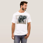 T-shirt Éléphant africain (Devant entier)