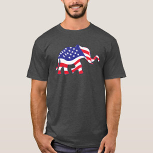T-shirt Eléphant américain