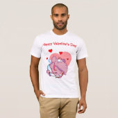 T-shirt éléphant As Cupid Mens (Devant entier)