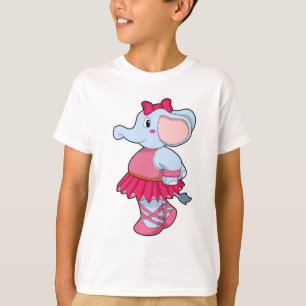 T-shirt Eléphant au Ballet avec jupe