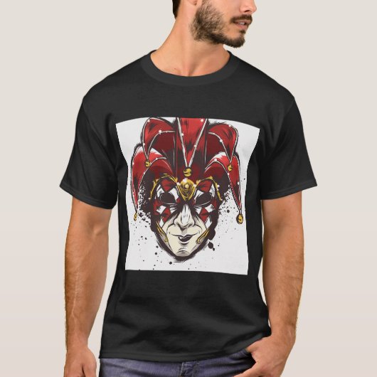 T-shirt Éléphant au coucher du soleil. (Devant)