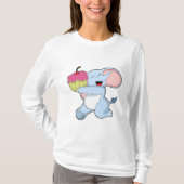 T-shirt Eléphant au gâteau (Devant)