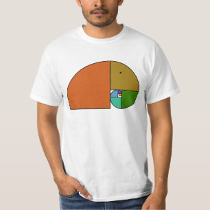 T-shirt Eléphant au ratio d'or - Spirale Fibonacci 2