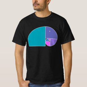 T-shirt Eléphant au ratio d'or - Spirale Fibonacci 3