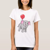 T-shirt Eléphant avec ballon (Devant)