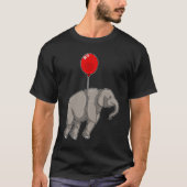 T-shirt Eléphant avec ballon (Devant)