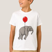 T-shirt Eléphant avec ballon (Devant)