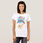 T-shirt éléphant avec ballon (Devant entier)
