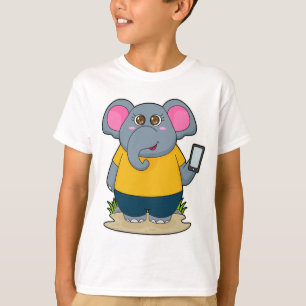 T-shirt Eléphant avec mobile