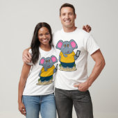 T-shirt Eléphant avec mobile (Unisexe)