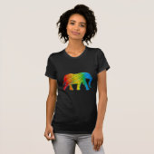T-shirt Eléphant avec Pixels (Devant entier)
