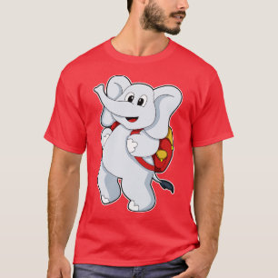 T-shirt Eléphant avec sac à dos