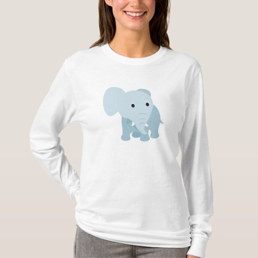 T-shirt Eléphant Bébé mignon (Devant)