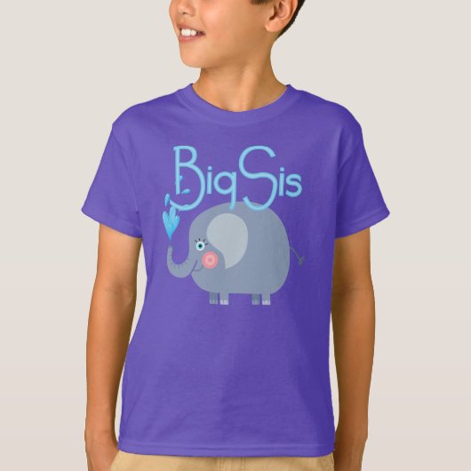 T-shirt Elephant Big Sis (Devant)