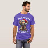 T-shirt Éléphant Blanc Pour Pyjamas Moins de 15 20 - class (Devant entier)