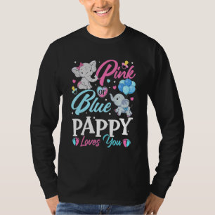 T-shirt Elephant Bleu rose Pappy vous aime Grossesse Revea