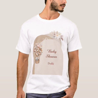 T-shirt Éléphant Bohème Ballon à Air Neutre Pampas