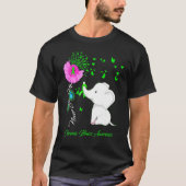 T-shirt Elephant Chronic Illness Awareness  Chronic Illnes (Devant)