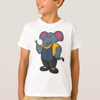 Elephant coiffeur avec ciseaux