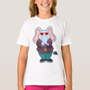 T-shirt Éléphant comme marié avec costume.PNG