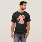 T-shirt Elephant cool Avec Autisme Puzzle Ruban Autistique (Devant entier)