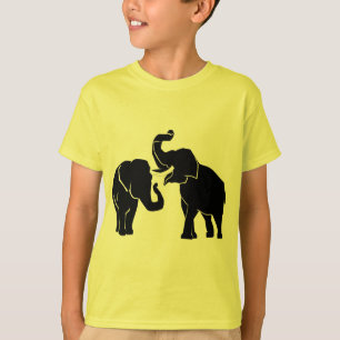 T-shirt Eléphant Couple