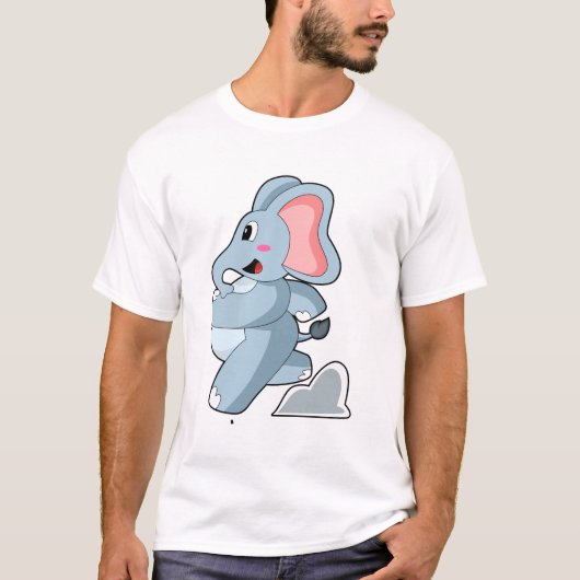 T-shirt Eléphant coureur (Devant)