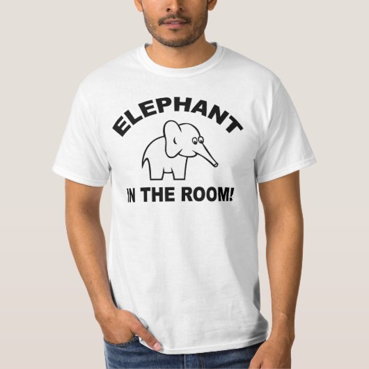 T-shirt Éléphant dans la chambre (Devant)