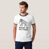 T-shirt Éléphant de bande dessinée (Devant entier)