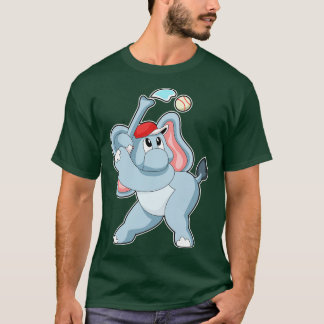 T-shirt Éléphant de baseball