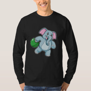 T-shirt Éléphant de bowling