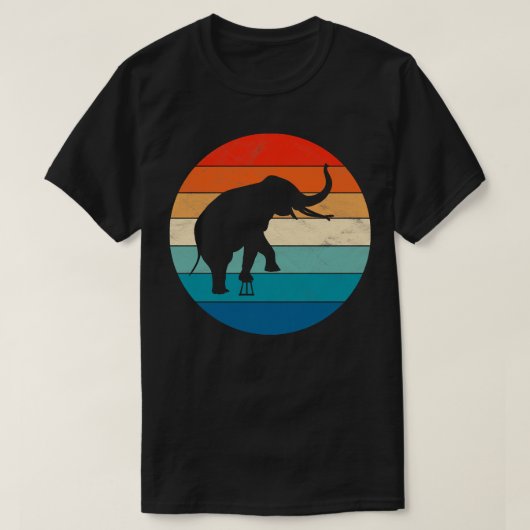 T-shirt Eléphant de cirque 1 (Design devant)