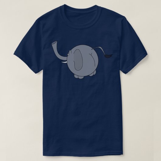 T-shirt Eléphant de Cute Chubby (Design devant)