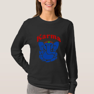 T-shirt Éléphant de karma, namaste,