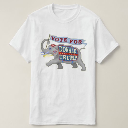 T-shirt Éléphant de président 2020 républicain de Donald (Design devant)