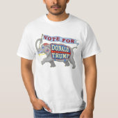 T-shirt Éléphant de président 2020 républicain de Donald (Devant)