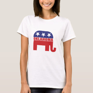 T-shirt Éléphant de républicain de l'Oklahoma