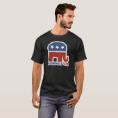 T-shirt Éléphant de républicain de Mitt Romney 2012 (Devant entier)