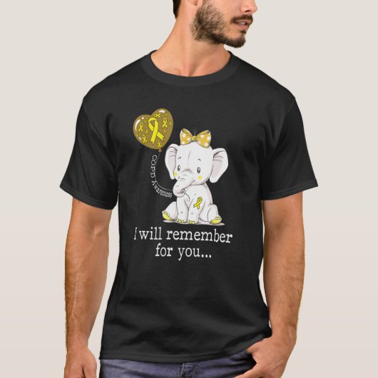T-shirt Éléphant de sensibilisation à la Mpoc (Devant)