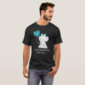 T-shirt Eléphant de sensibilisation à la tumeur desmoïde (Devant entier)