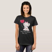 T-shirt Éléphant de sensibilisation à l'épilepsie (Devant entier)