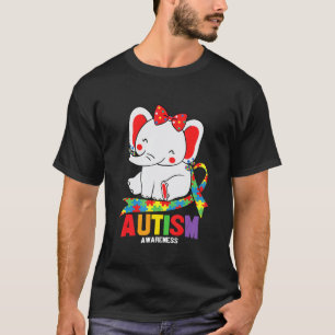 T-shirt Éléphant de sensibilisation Maman portant des bouc