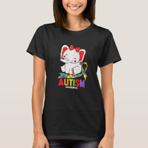 T-shirt Éléphant de sensibilisation Maman portant des bouc