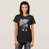 T-shirt éléphant de supporter croate (Devant entier)