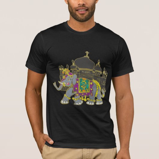 T-shirt Éléphant de Taj (Devant)