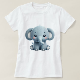 T-shirt éléphant doux