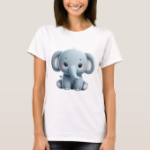 T-shirt éléphant doux (Devant)